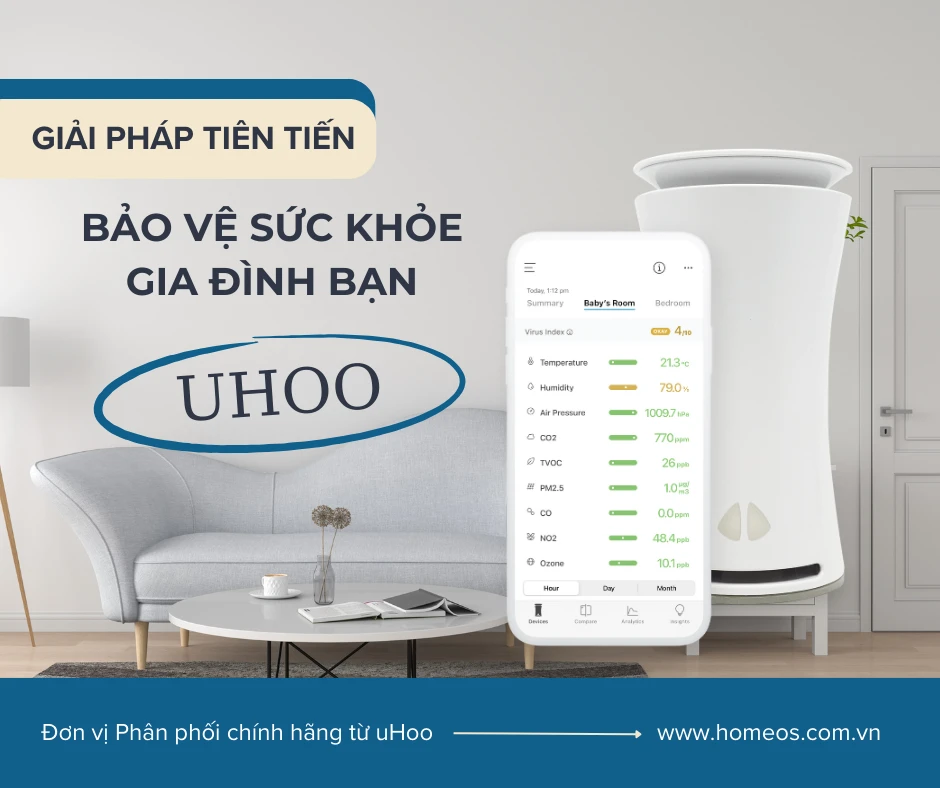 uHoo — Giải Pháp Tiên Tiến Giúp Bảo Vệ Sức Khỏe Cả Gia Đình Bạn