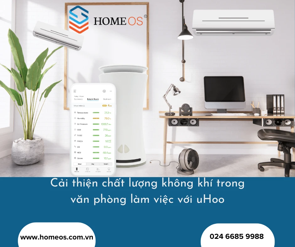 uHoo Cho Văn Phòng — Giải Pháp Nâng Cao Chất Lượng Không Khí Nơi Làm Việc